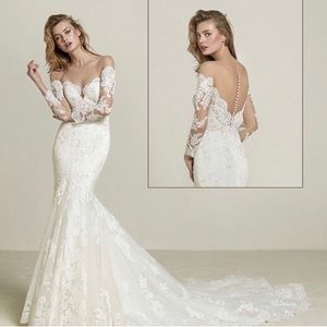 Gorgeous New Size 8 pronovias wedding dress.